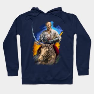 Козак на коне Hoodie